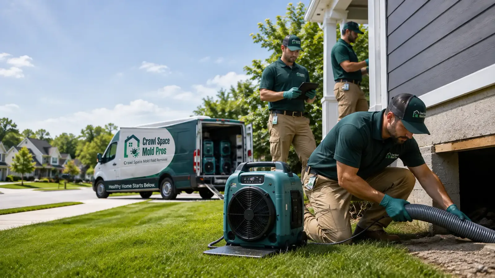 Crawl Space Mold Removal in Granville, MA
